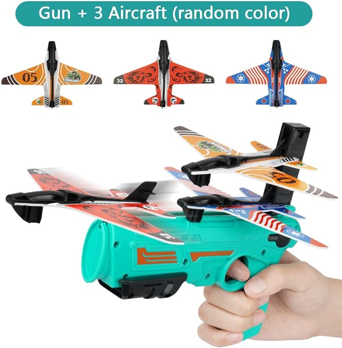 Airplane Launcher - Foam Plane - Outdoor Toy