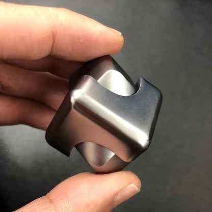 Metallic Cube Spinning Top - Anti-Anxiety and Stress Relief