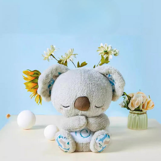 New Breathing and Glowing Koala Soothing Baby Sleep Aid Music Early Learning Toy